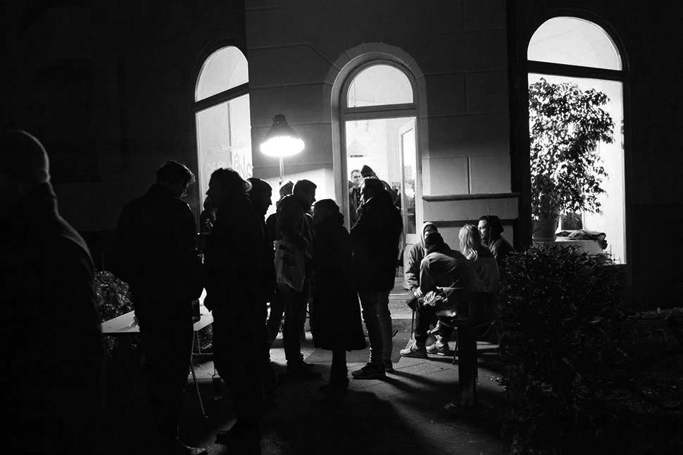 Burning down the house book release and exhibition at gallery Alles Mögliche in Berlin